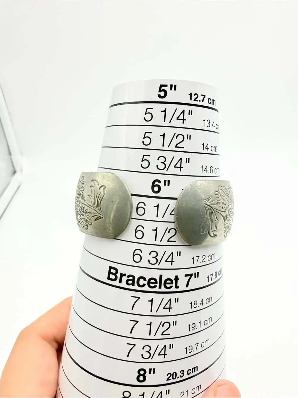 Vintage Kirk Pewter Chrysanthemum Cuff Bracelet – 900-11